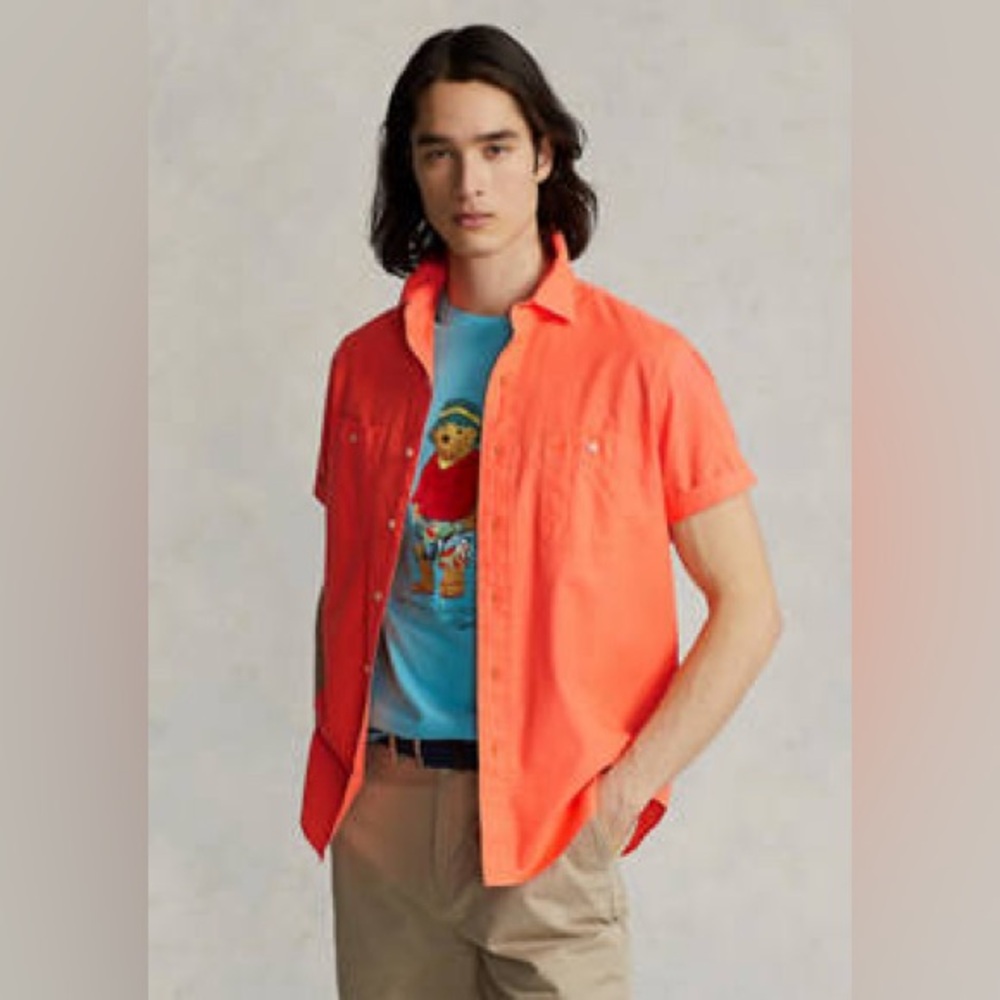 Polo Ralph Lauren Classic Fit Cotton‎ Satin Workshirt - NWT